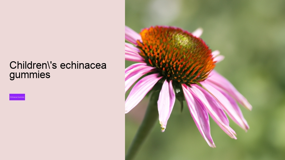 children's echinacea gummies