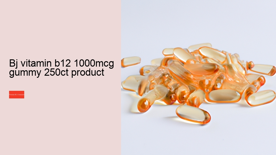 bj vitamin b12 1000mcg gummy 250ct product