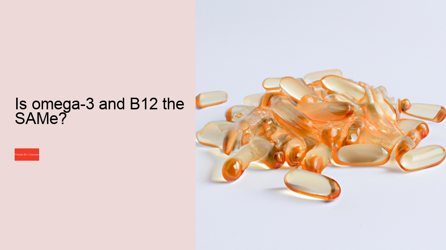 Is omega-3 and B12 the SAMe?