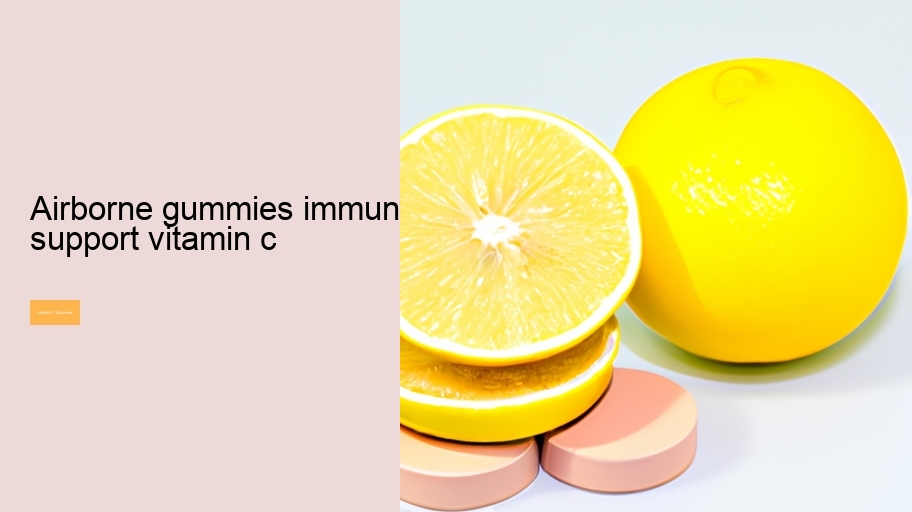airborne gummies immune support vitamin c