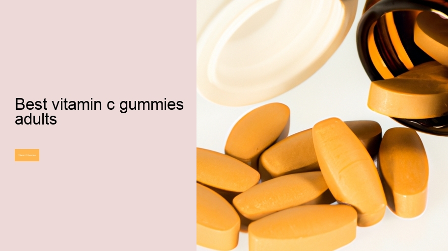 best vitamin c gummies adults