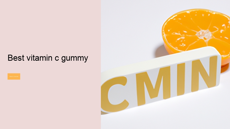 best vitamin c gummy