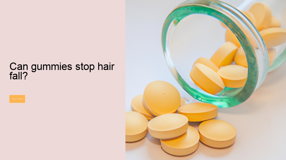 Can gummies stop hair fall?