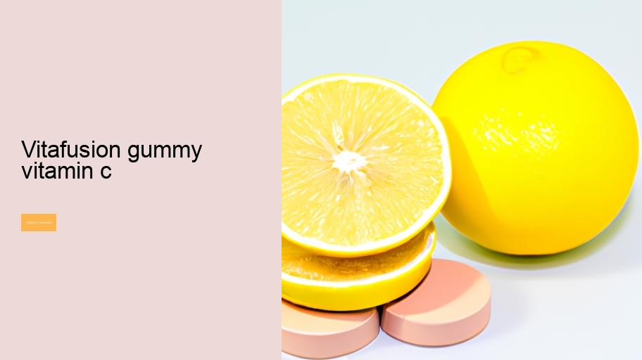 vitafusion gummy vitamin c