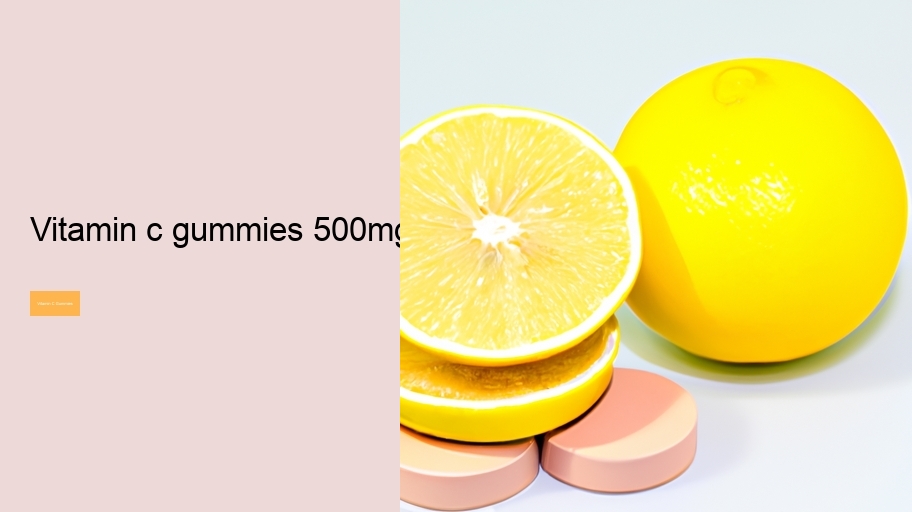 vitamin c gummies 500mg