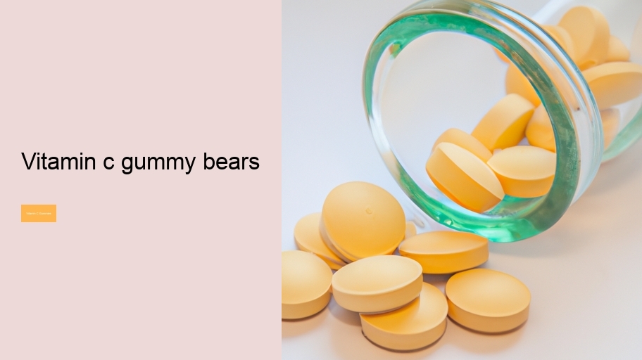 vitamin c gummy bears